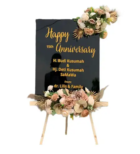 Papan Bunga Akrilik Kebon Baru