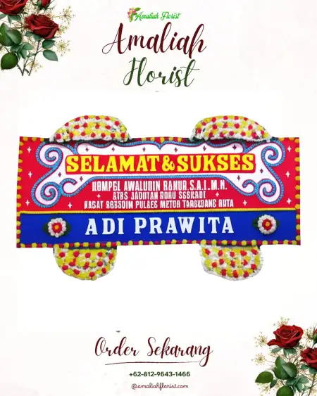 Papan Bunga Ucapan Selamat Kebon Baru